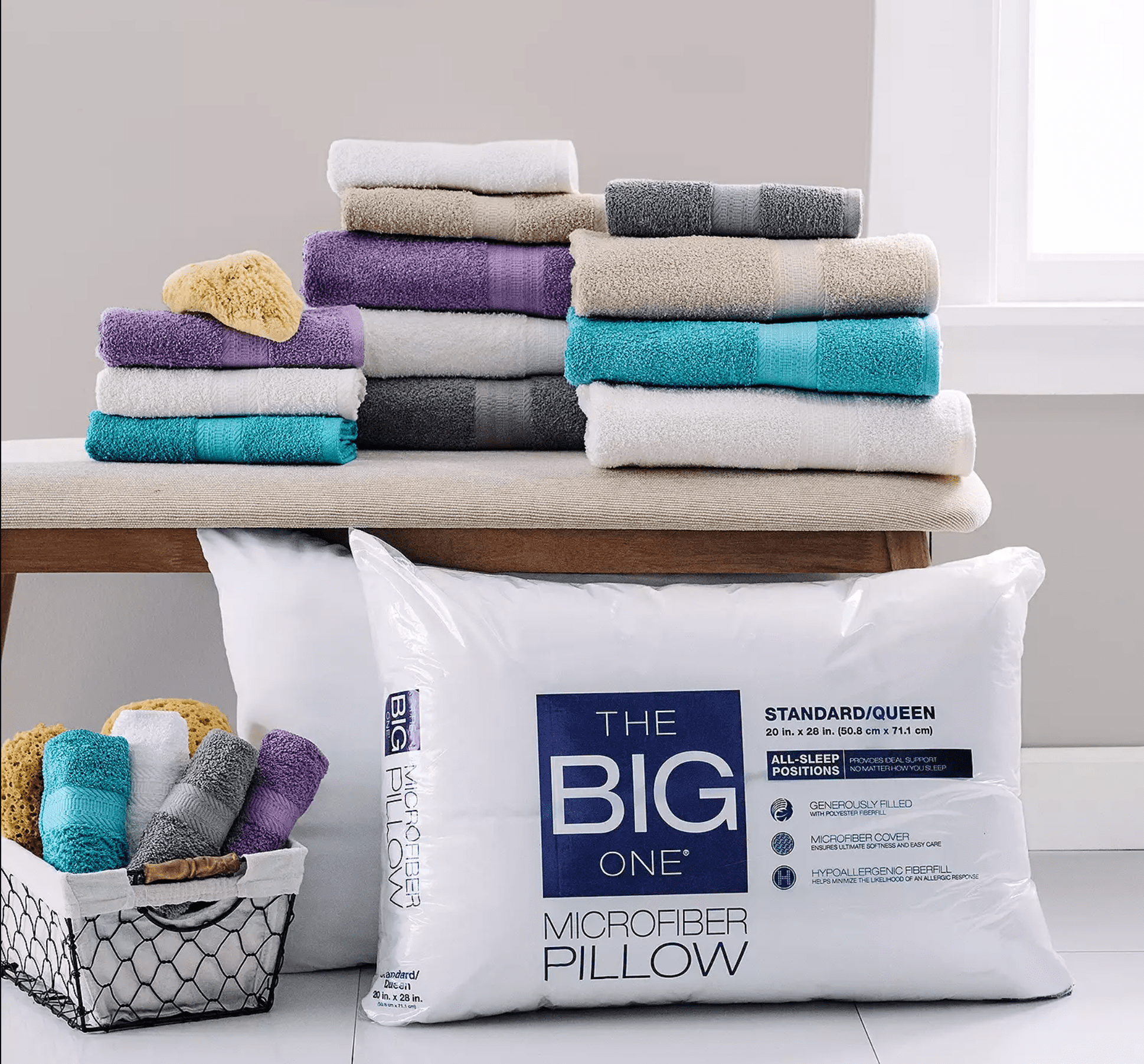The Big One Microfiber Pillow - Standard / Queen Size