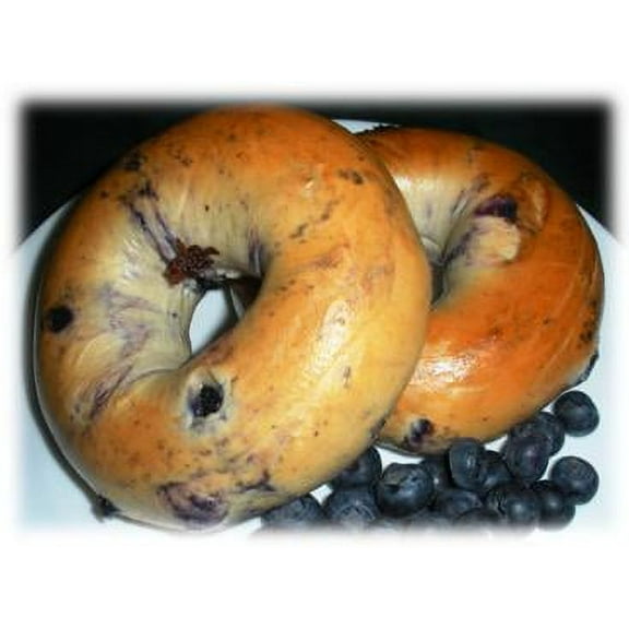 Burry Food Thaw N Serve Blueberry Bagel, 3 Ounce - 90 per case.