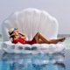 thumbnail image 3 of 160x130cm Inflatable Seashell Raft Pool Float, Giant Swimming Pool Beach Party Floatie for Adults, 3 of 5