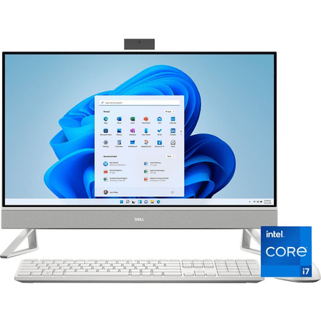 Dell Inspiron 27 7000 Series All-in-One Touchscreen Desktop,13th Gen Intel Core i7-1355U, 64GB RAM,4TB SSD,NVIDIA GeForce MX550,1080p,Windows 11 Pro,White