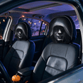 thumbnail image 7 of 2 Pack Scary Face Car Headrest Covers, Stretch Elastic Funny Ghost Face Printed Head Rest Protector, Spooky Masque Design Auto Seat Headrest Cover for Car Truck SUV, 7 of 7