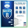 thumbnail image 7 of Air Bear MERV 8 14x25x1 Pleated Air Filter 8-pack (Actual Size: 13.5x24.5x.75), 7 of 7