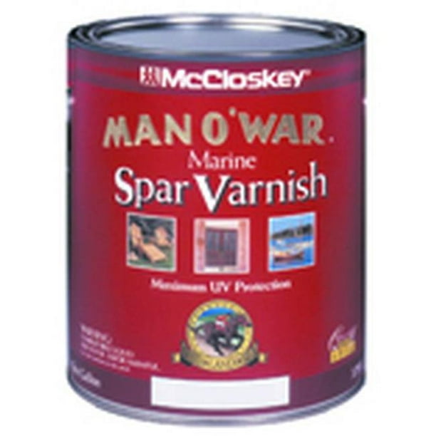 McCloskey Man O' War Gloss Clear Marine Spar Varnish 1 gal. Case Of