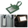 thumbnail image 5 of Unique Bargains 1 Pc Airplane Luggage Tag for Travelling Green Polyurethane, 5 of 5