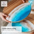 thumbnail image 7 of Rolio - Black Pigment Paste for Epoxy Resin, Deep Black, 2oz Jar - Resin Pigment, Epoxy Resin Dye Paste, Epoxy Paint, Resin Paste Pigment, Epoxy Resin Color Pigment Paste, Mica Powder Paste, 7 of 7