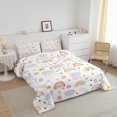 thumbnail image 2 of YST Girls Rainbow Comforter Full Size Colorful Stripes Comforter Set for Kids Children Multicolor Bedding Set Room Decor Cute Kawaii Girly Duvet Set, 2 of 5