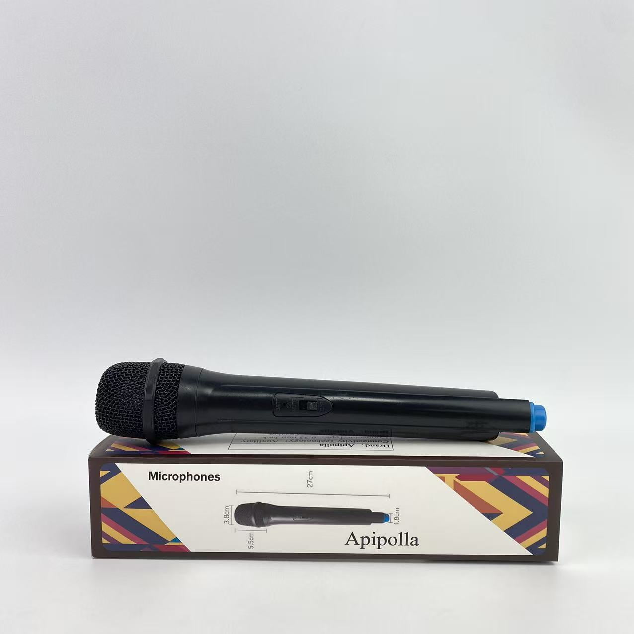 Apipolla Microphones,Karaoke Microphone, Dynamic Vocal Microphone for Speaker,Handheld Mic with On and Off Switch