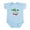 Sky Blue, variant on CafePress - I Love My Italian Papa Infant Creeper - Baby Light Bodysuit, Size Newborn - 24 Months