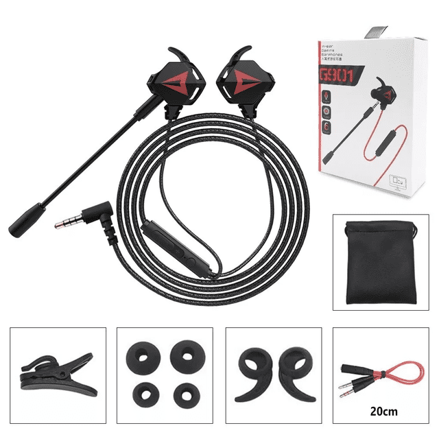 Audífonos Gamer Con Micrófono Alámbrico Para Pc, Xbox, Ps4 Negro