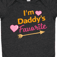 thumbnail image 4 of Inktastic I'm Daddy's Favorite with Arrow and Hearts in Pink Boys or Girls Baby Bodysuit, 4 of 5