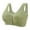 Green, variant on TEVEQ Front Closure Bras for Older Women Front Snap Closure Padded Bra for Older Senior Women, No Underwire Full Coverage Comfortable Bra Everyday Seamless Bras Bras for Older Women Convenient Front