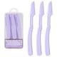 thumbnail image 4 of 2 paquete de 4, 3 x recortador de cejas plegable, cuchilla de acero, reutilizable, 2 piezas, 4 of 10