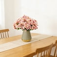 thumbnail image 6 of Artificial Chrysanthemum Bouquet - 16.54" Fake Flowers Accents,Realistic Silk Floral Arrangement for Cemetery Grave Memorial,Funeral,Home Table Centerpiece,Party,Indoor Outdoor Decor, 6 of 6