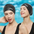thumbnail image 6 of AEGEND Long Hair Swim Caps for Women Men Adults, Durable Silicone Swimming Caps, 3D Ergonomic Stretch Fit, Comfortable Waterproof Bathing Caps for Pool Training, 1 Pack, 6 of 7