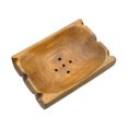 thumbnail image 3 of Jabonera de madera con patas elevadas, organizador de jabón rústico antideslizante, bandeja para guardar jabón Estilo A, 3 of 9