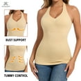 thumbnail image 3 of Joyshaper Seamless Halter Neck Shaping Tank Top Fitted Sleeveless Cami Top Shapewear Tank Tops for Women, 3 of 6