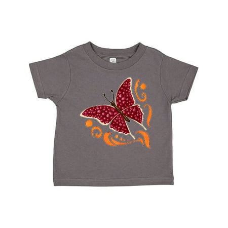 

Inktastic Pomegranate Butterfly Gift Toddler Boy or Toddler Girl T-Shirt