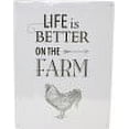 thumbnail image 2 of Chicken Guardian 249381 16 x 12 in. Life Better Farm Sign, 2 of 2