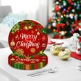 thumbnail image 6 of Yhmxh Christmas Tree Plates Cup Napkins, Cute Winter Christmas Round Tableware, Disposable Chrismas Paper Plates and Napkins Paper Cups for Xmas Party Supplies Favors Table Decor, Serves, 6 of 6