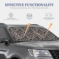 thumbnail image 4 of Daiia Hand Drawn Snake 2PCS Car Windshield Sun Shade, Foldable Sun Shield for Car Front Window, Auto Sun Blocker Visor Protector Universal for Truck SUV Pickup-Small, 4 of 7