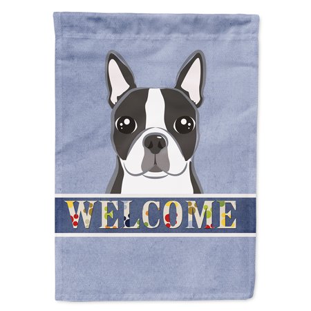 Boston Terrier Flag - Boston Terrier Welcome Garden Flag
