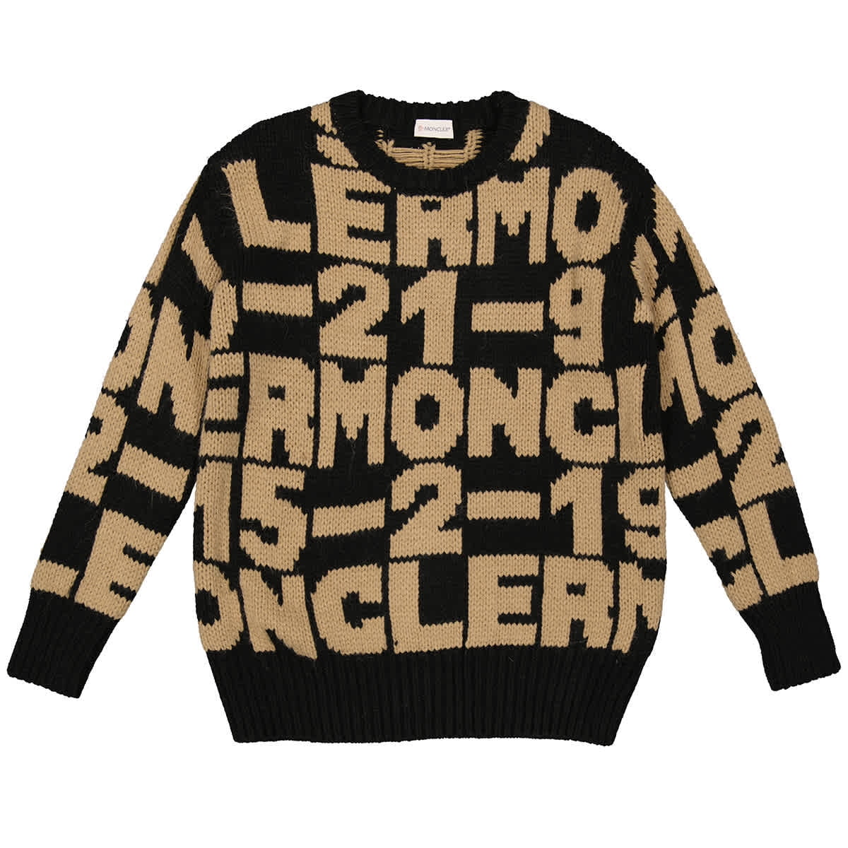 Moncler Ladies Embroidered Knit Sweater 