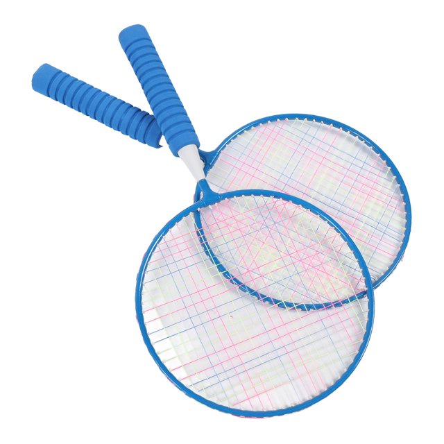 Lightweight Kids Badminton Racket, Soft Cushioning Shock Absorbing Hand Grip Children Badminton Set with 3 Shuttlecocks for 3 to 12 Years Old