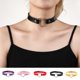 thumbnail image 2 of Gargantilla de corazón ajustable de cuero Pu para mujer y niña, collar gótico punk, 2 uds.-negro JAMW Sencillez, 2 of 5
