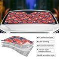thumbnail image 5 of Bingfone Hand Drawn Tomatoes Car Windshield Sun Shade Protector Keep Your Vehicle Cool Sun Shield Visor Cover Foldable for Car Truck SUV-Medium, 5 of 8