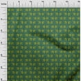 thumbnail image 2 of oneOone Viscose Jersey Fabric Leaves & Floral Block Print Fabric By The Yard 60 Inch Wide, 2 of 4