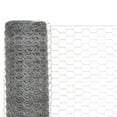 thumbnail image 6 of vidaXL Chicken Wire Fence Galvanised Steel 82'x2' 5" Silver, 6 of 20