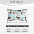 thumbnail image 6 of Bixox Cute Pug Dogs Printed Pillow Protector,Super Soft Ideal for Home,Guests,Rentals - 16"x24", 6 of 8