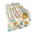 thumbnail image 2 of HongHeng Easter Eggs Throw Blanket, Cute Soft Ligtweight Blanket, Durable Cozy Anti-Pilling Flannel Fleece Blanket for Baby Kids Girls Gift Home Decor 27x39 in, 2 of 7