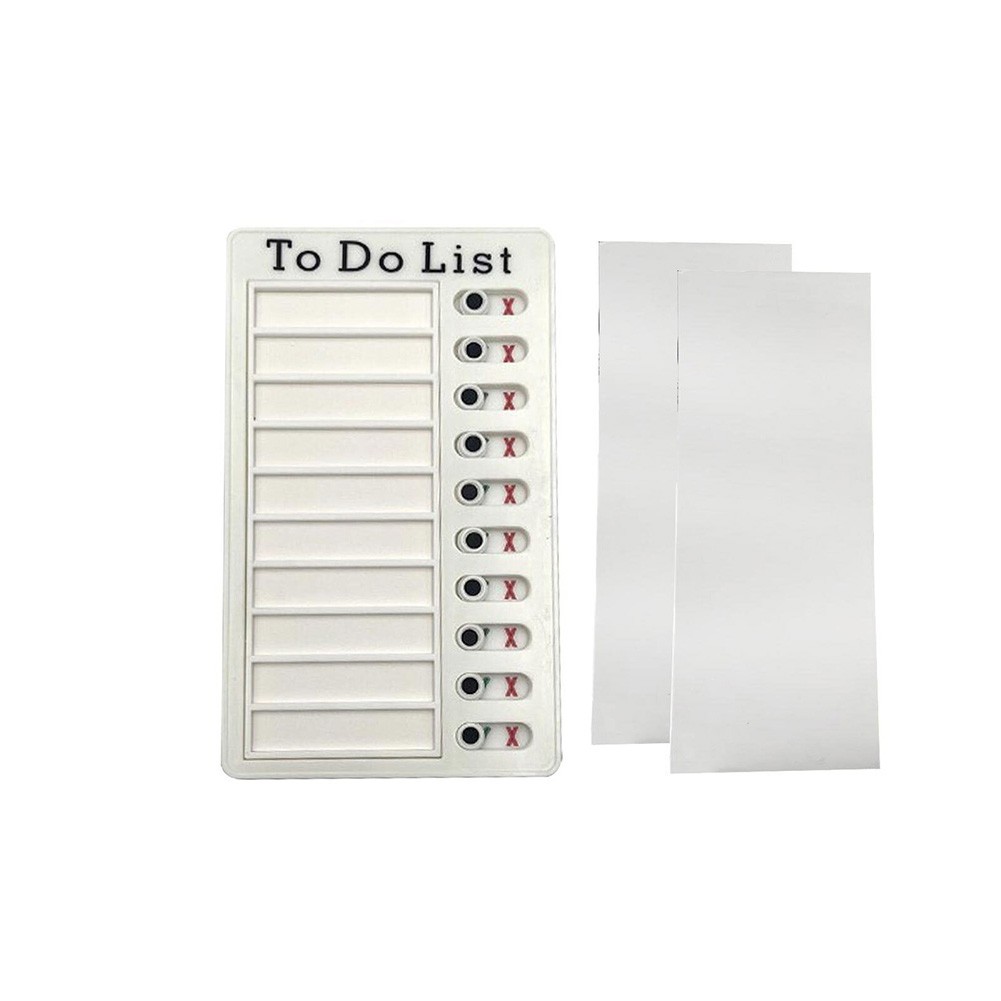 RV Checklist Memo Plastic Boards With 5 Blank Paper My Chores Checklist