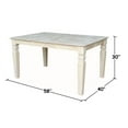 thumbnail image 3 of International Concepts Java Butterfly Leaf Dining Table - 18" Leaf, 3 of 14