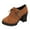 Yellow, variant on Chunky High Heel Combat Boots for Women Stylish Platform Lace Up Ankle Boots Casual Suede Low Top Heeled Dress Shoes Black Size 6