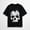 Black-46, variant on Womens Love Skull T Shirt Funny Skeleton Bones Halloween Party Graphic Tee