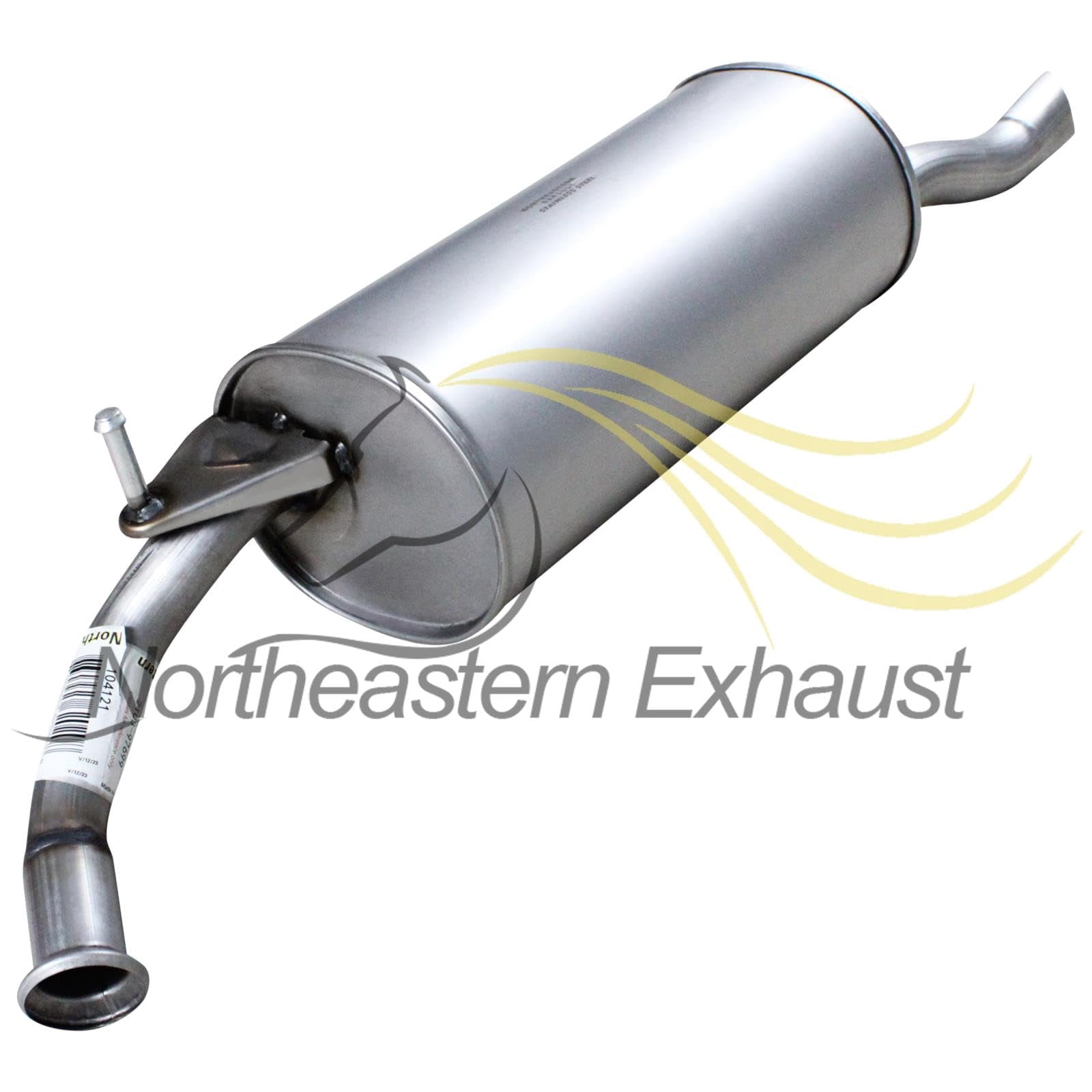 Exhaust Rear Muffler Compatible for 2004-2006 Scion XB 1.5L | Stainless Steel | Northeastern Exhaust | Free Clamp and Gasket Included | Direct-Fit Replacement