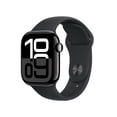 thumbnail image 1 of Montre Intelligente Apple Watch Series 10 GPS + Cellulaire 42 mm Noir Jais, 1 of 7