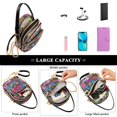 thumbnail image 5 of FORMRS Crossbody Bag for Women Quilted Travel Shoulder Cell Phone Purse with Chain Strap Handbag, Charming Floral Pattern, 5 of 7
