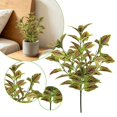 thumbnail image 2 of Artificial Perilla Leaves Greenery Stems, 17.7" Large Foliage Picks Purple-Green Leaves, Lifelike Botanic Decor for Floral Arrangement, Home Shelf Centerpiece Wedding Party Indoor, 2 of 6