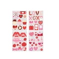 thumbnail image 1 of De Corazones Para Ventana, Pegatina De Amor Para El Día De San Valentín, Pegatina De Ventana Estática Extraíble De Pvc, Decoraciones Para El Hogar, Aniversario De Boda 4 Uds. Advancent HA038642-00, 1 of 6