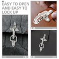 thumbnail image 2 of 1 Set Delicate Coat Toggle Buckle Coat Holder Buckle Clasp Metal Sweater Closure Buckle, 2 of 4