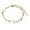 Gold P, variant on Bracelets Fashion Double Chain Stacking 26 Letters Gold Stainless Steel Bracelet Initials Jewelry for Women Girls,17 22 cm,Gold N