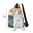 thumbnail image 3 of FORMRS Women's Travel Backpack Purse Anti-Theft Hidden Pockets Casual Shoulder Bag, Floral Mountain, 3 of 7