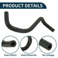 thumbnail image 4 of Manguera de radiador Unique Bargains para Mini Cooper 2007-2017 No.17122754219 Manguera de refrigerante de goma negra 1 Pc, 4 of 6