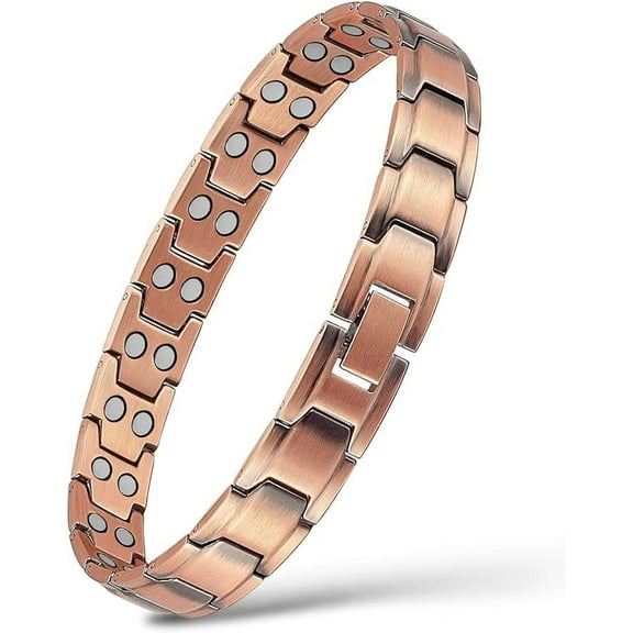 MagVIVACE Copper Magnetic Anklet for Men, Pure Copper Ankle Bracelet, 3500 Gauss Magnet