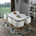 thumbnail image 2 of Nordic Office Dining Table Set Restaurant Center Modern Coffee Tables Small Apartmen Free Shipping Mesas De Comedor Furniture My Lux Decor Round, 2 of 33
