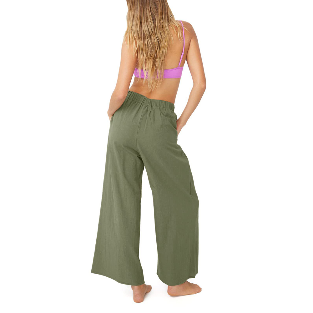 【送料無料】H BEAUTY&YOUTH WOOL FATIGUE PANTS Cotton Hemp Stretch Tapered Pant | EILEEN FISHER