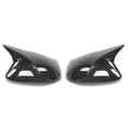thumbnail image 3 of Rearview Mirror  Rearview Mirror Shell Door Mirror Housing Car Exterior Parts Pair Side Mirror Cover  Horn Style Protector Housing Fit For  Sedan/Hatchback, 3 of 8